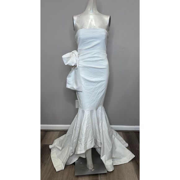 Michael Costello x REVOLVE Anyssa Gown in Ivory XS $438 - Picture 4 of 10